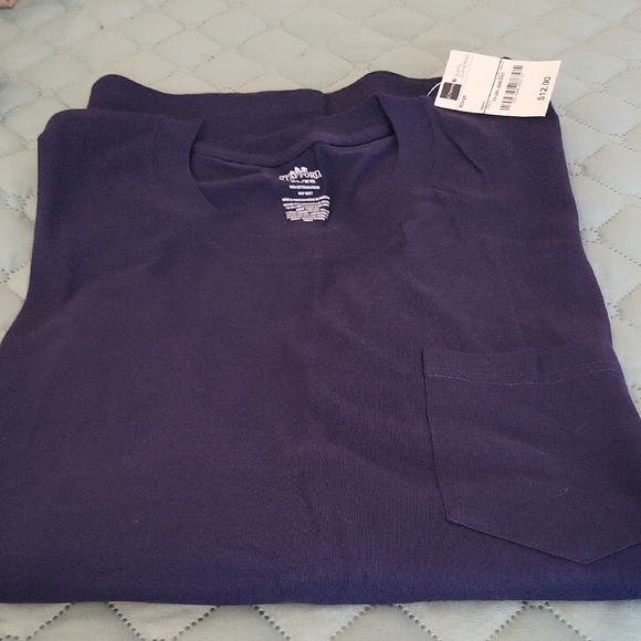 Stafford Blue Short Sleeve Tee Essential Comfort - Picture 1 of 2